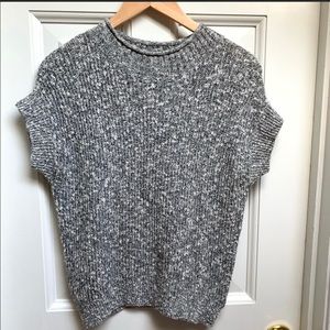 Anthropologie Field & Flower Grey Heather Mock